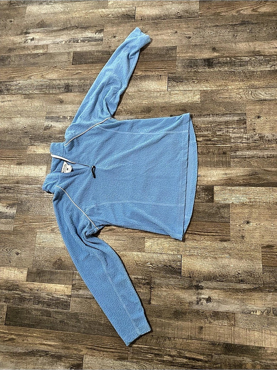 Columbia Jackets & Blazers - Columbia Jasper Ridge Pebbled Fleece Quarter Zip Pullover Blue Large
